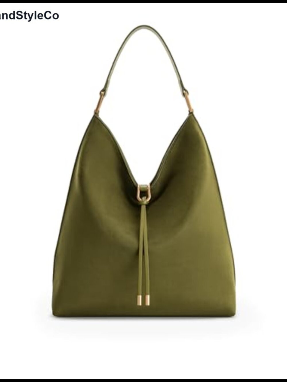 Faux Suede Shoulder Bag Hobo Large Fits 11" iPad Everyday